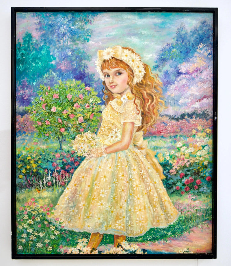マーガレットの花の妖精 | 50 x 65 cm