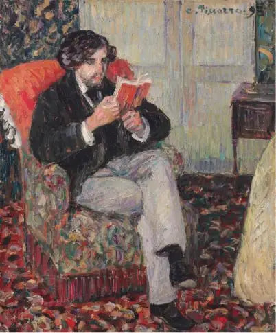 フェリックス・ピサロの読書 - カミーユ・ピサロ