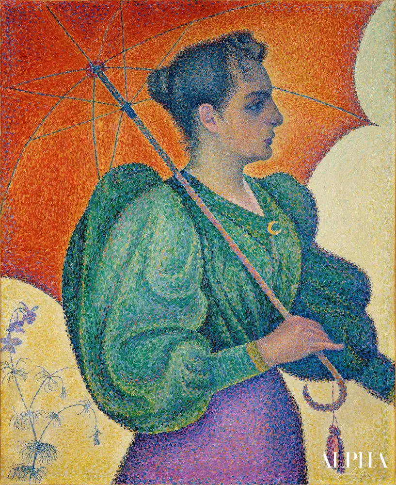 Femme à l'ombrelle - Paul Signac - Reproductions de tableaux et peintures haut de gamme