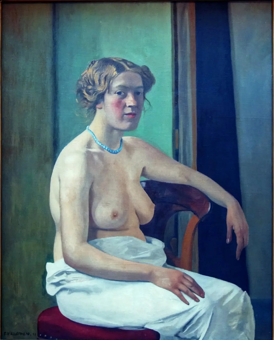 半裸の女性座る姿 - フェリックス・ヴァロトン

Source:
Femme assise à demi-nue - Félix Vallotton