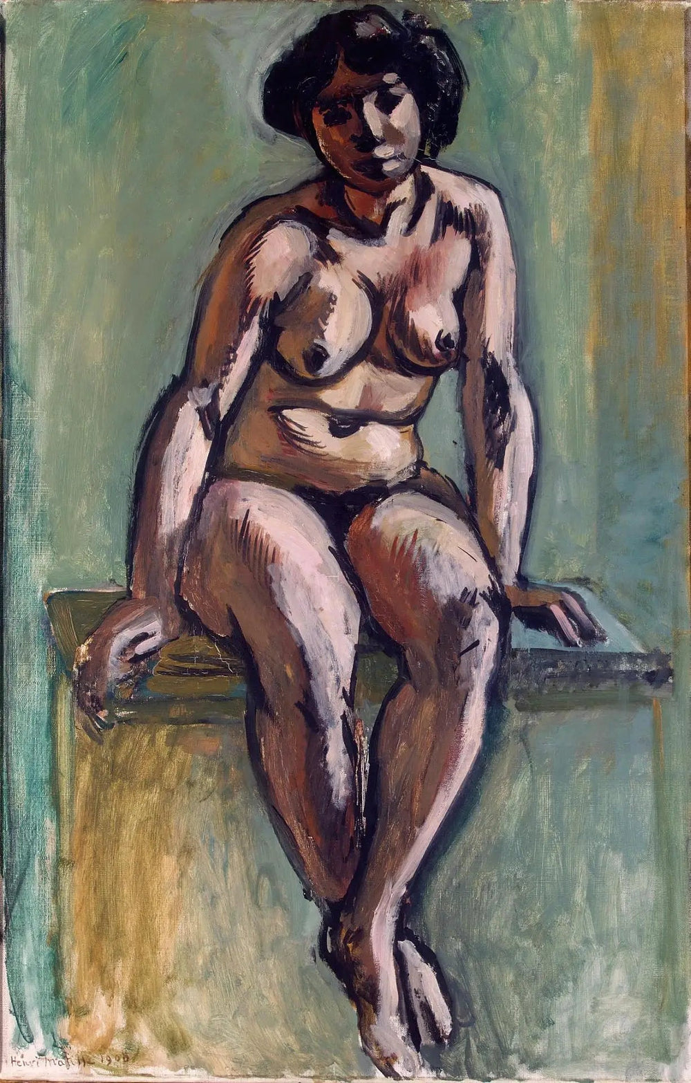 Femme assise - Henri Matisse image 1 copie de tableau peinte à la main