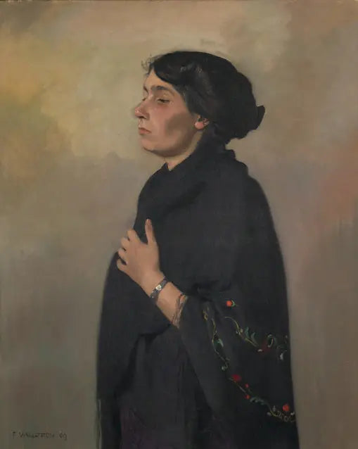 黒いショールをまとった女性 - フェリックス・ヴァロットン

Source:
Femme au châle noir - Félix Vallotton