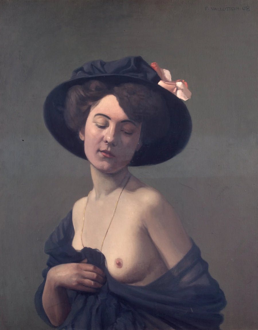 黒い帽子をかぶった女性 - フェリックス・ヴァロトン

Source:
Femme au chapeau noir - Félix Vallotton