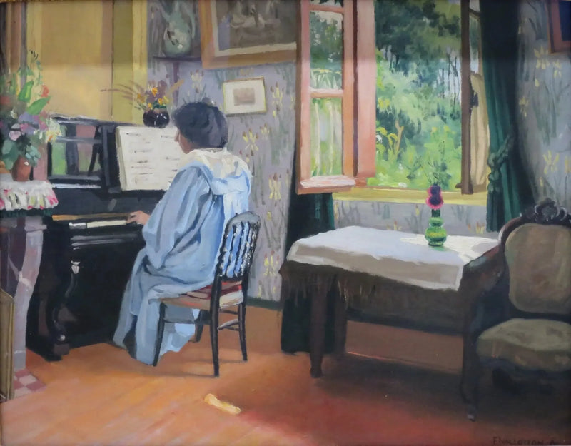 ピアノを弾く女性 - フェリックス・ヴァロトン

Source:
Femme au piano - Félix Vallotton