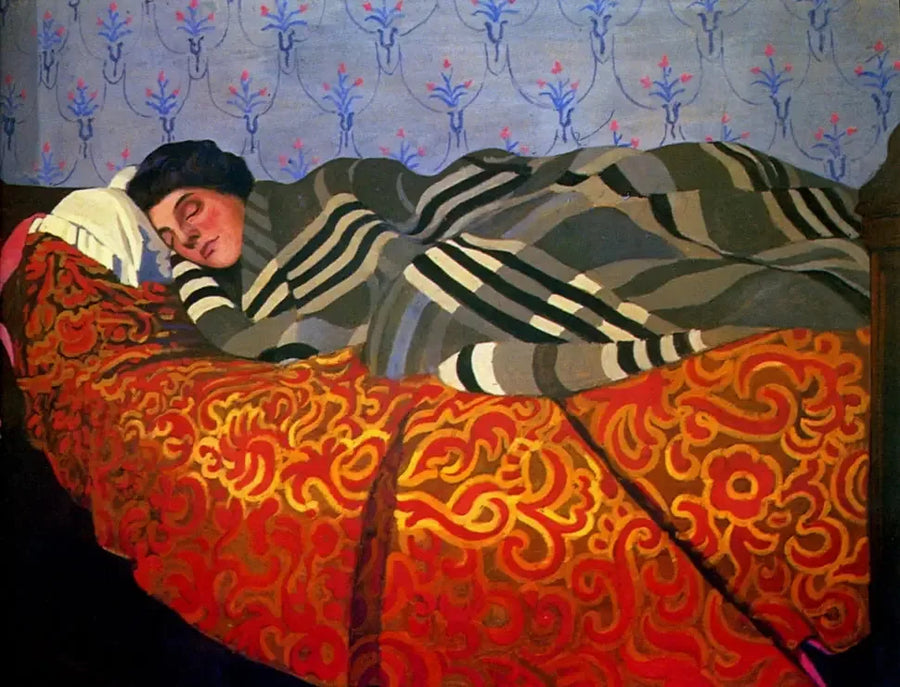 眠っている横たわる女性 - フェリックス・ヴァロトン

Source:
Femme couchée endormie - Félix Vallotton