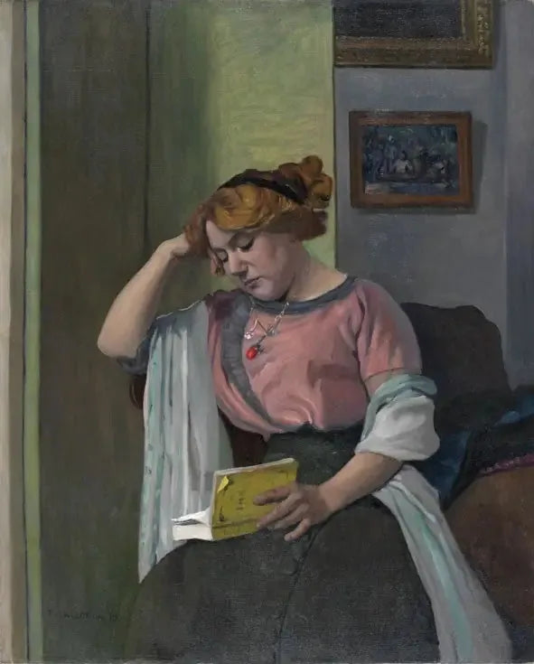室内で読書する女性 - フェリックス・ヴァロトン

Source:
Femme lisant dans un intérieur - Félix Vallotton