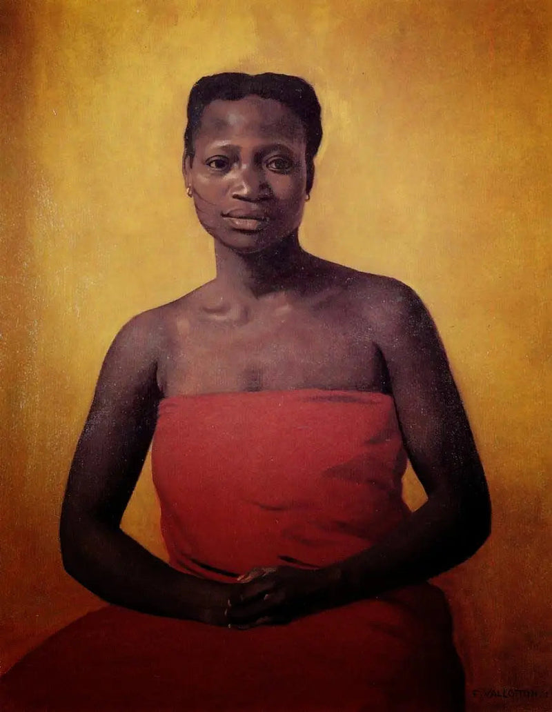正面に座る黒人女性 - フェリックス・ヴァロトン

Source:
Femme noire assise de face - Félix Vallotton