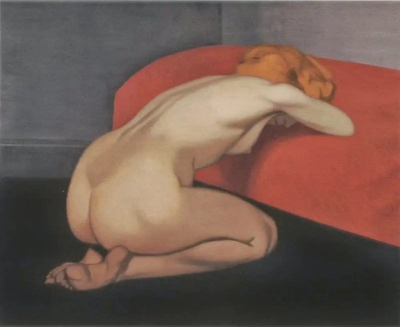 赤いソファの前で膝をついている裸の女性 - フェリックス・ヴァロトン

Source:
Femme nue agenouillée devant un canapé rouge - Félix Vallotton