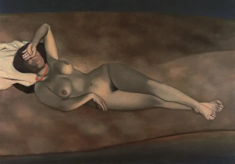 砂の上に横たわる裸の女性 - フェリックス・ヴァロトン

Source:
Femme nue couchée sur le sable - Félix Vallotton