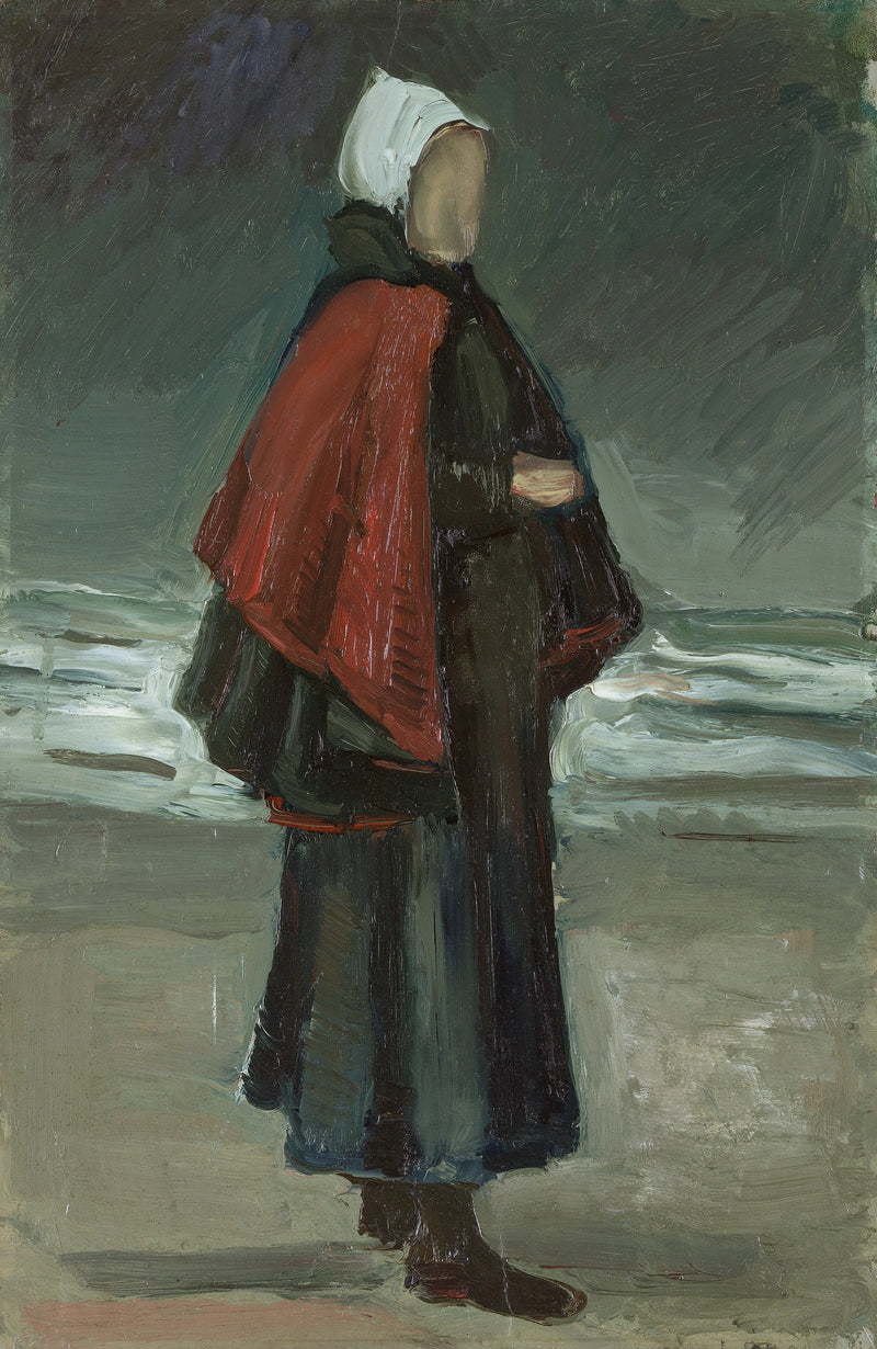 浜辺の漁師の妻 - Vincent van Gogh