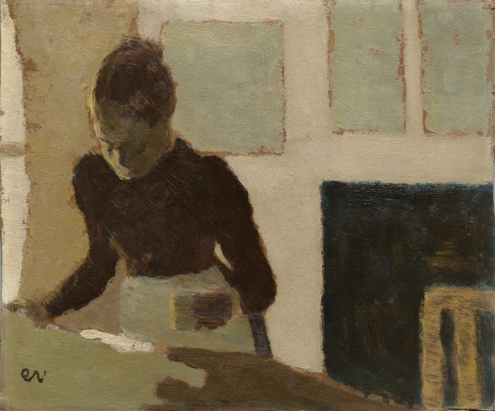 Femme repassant - Édouard Vuillard image 1 tableau peint à l’huile sur toile