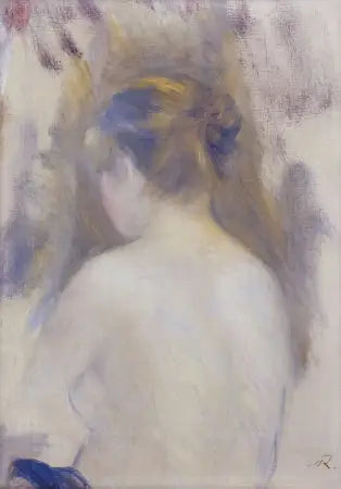 Femme vue de dos - Pierre-Auguste Renoir image 1 reproduction artisanale de tableau