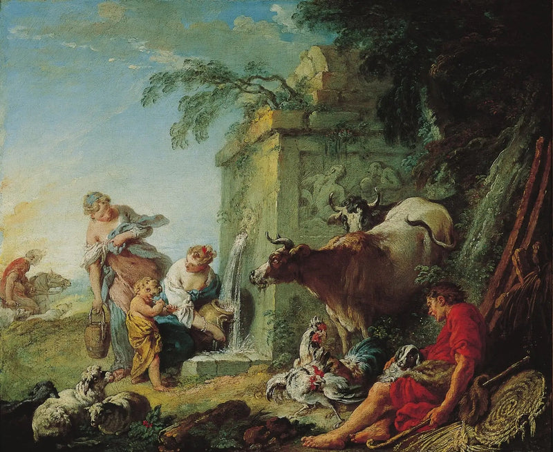 泉の女性たち - フランソワ・ブーシェ

Source:
Femmes à la fontaine - François Boucher