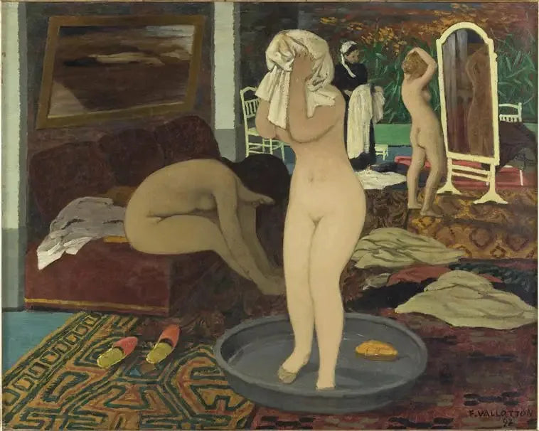 女性の身支度 - フェリックス・ヴァロトン

Source:
Femmes à leur toilette - Félix Vallotton