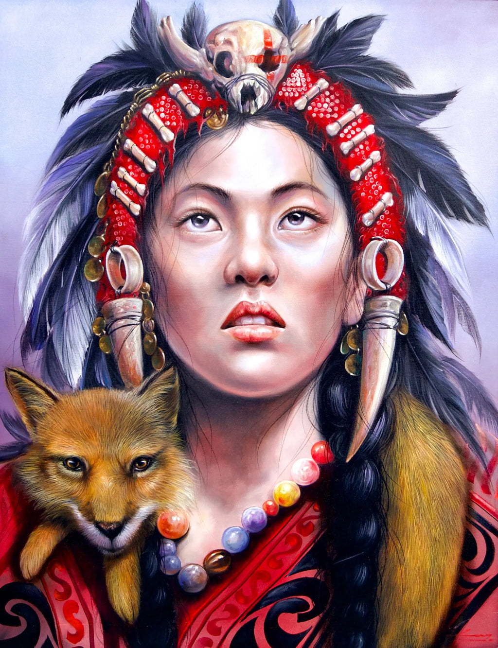 Tribal Women - Banlay | 70 X 90 cm Reproductions de tableaux à la peinture à l’huile