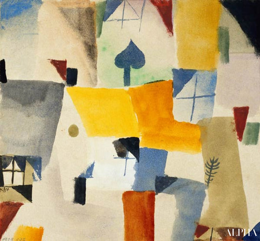 Fenêtre - Paul Klee - Reproductions de tableaux et peintures haut de gamme