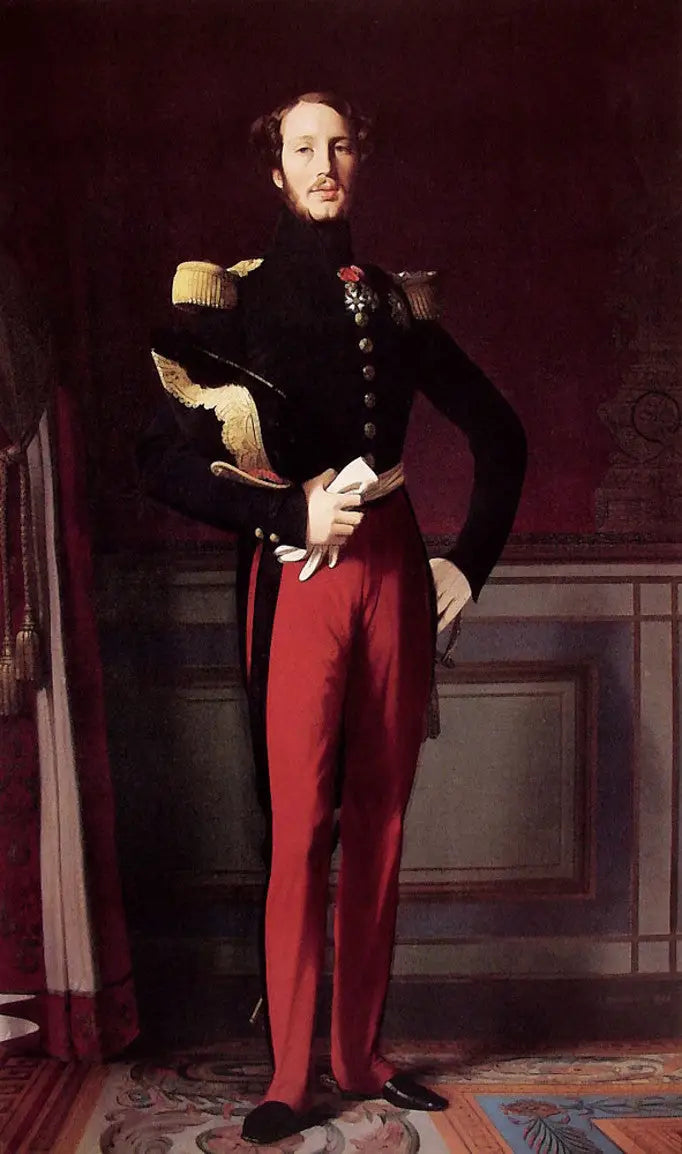 フェルディナン・フィリップ、オルレアン公（1810-1842） - ジャン＝オーギュスト＝ドミニク・アンブロワーズ・イングル
