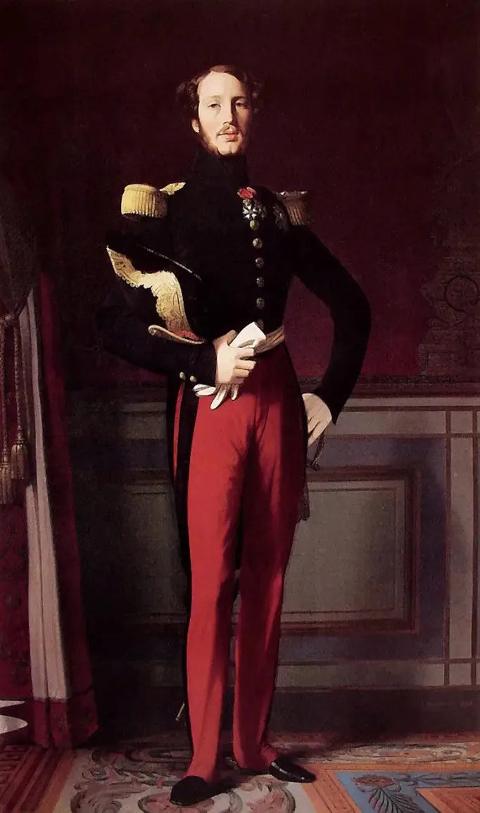 フェルディナン・フィリップ、オルレアン公（1810-1842） - ジャン＝オーギュスト＝ドミニク・アンブロワーズ・イングル