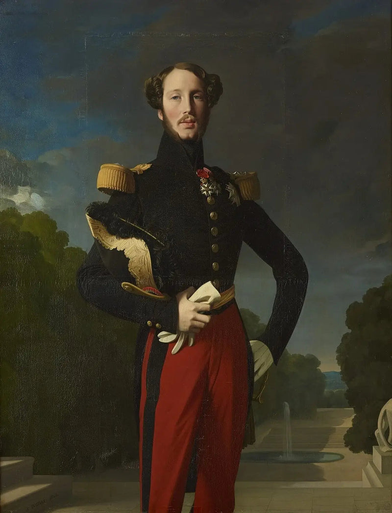 フェルディナン-フィリップ-アンリ、オルレアン公 (1810-1842) - ジャン-オーギュスト-ドミニク・アンブロワーズ・イングル