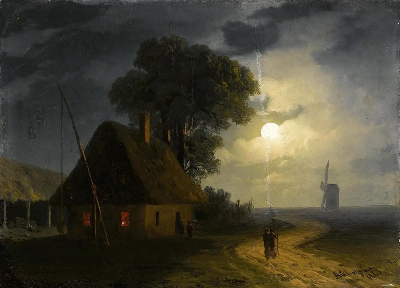 月明かりの農場と風車 - イワン・アイヴァゾフスキー

Source:
Ferme et moulin au clair de lune - Ivan Aïvazovski