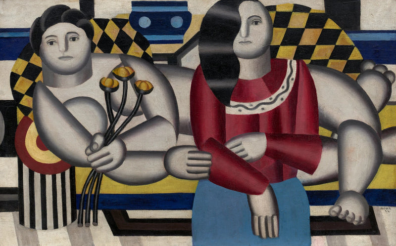 Femme tenant des fleurs - Fernand Léger