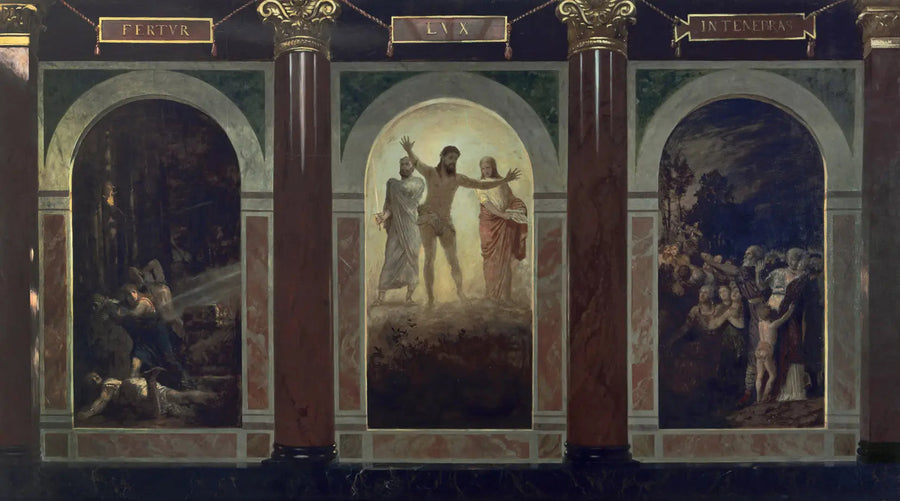 フェルトゥル・ルクス・イン・テネブラス - アルノルト・ベックリン

Source:
Fertur lux in tenebras - Arnold Böcklin