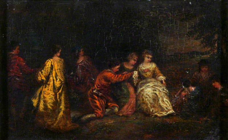 Fête champêtre - Antoine Watteau - Alpha Reproduction