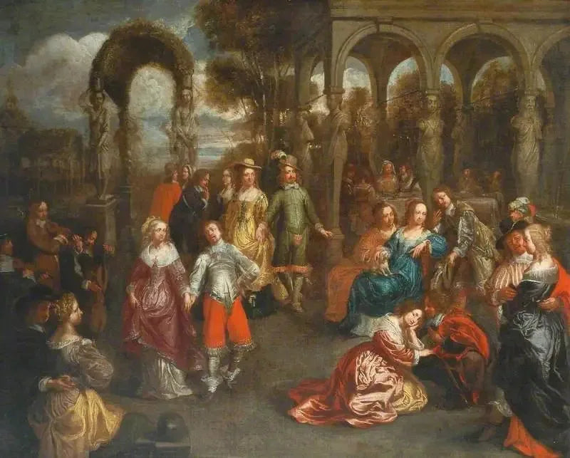 Fête Champêtre - David Teniers le Jeune image 1 copie peinte à la main à l’huile