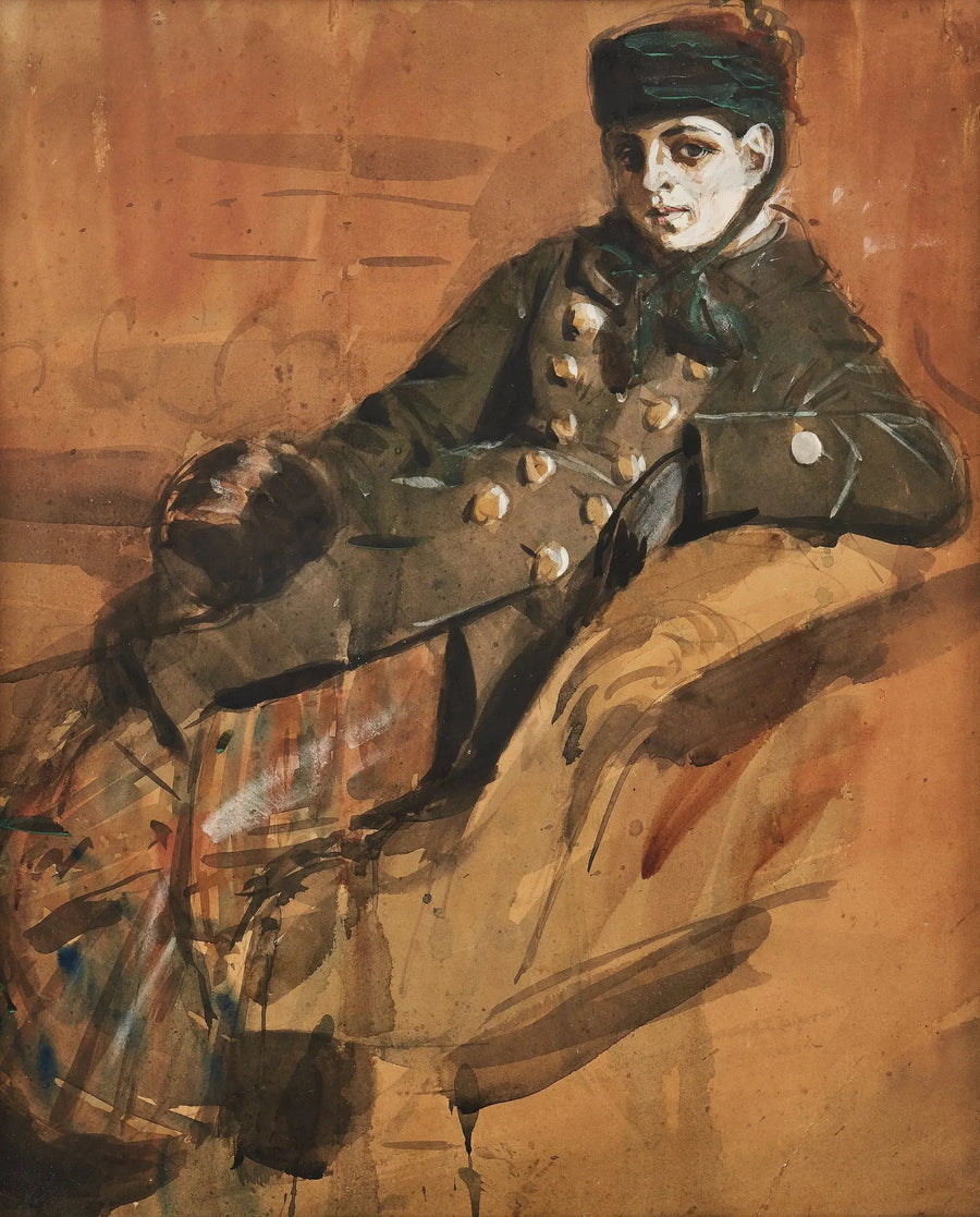 旅行服を着た座っている少女 - アンダース・ゾーン

Source:
Fille assise en vêtements de voyage - Anders Zorn
