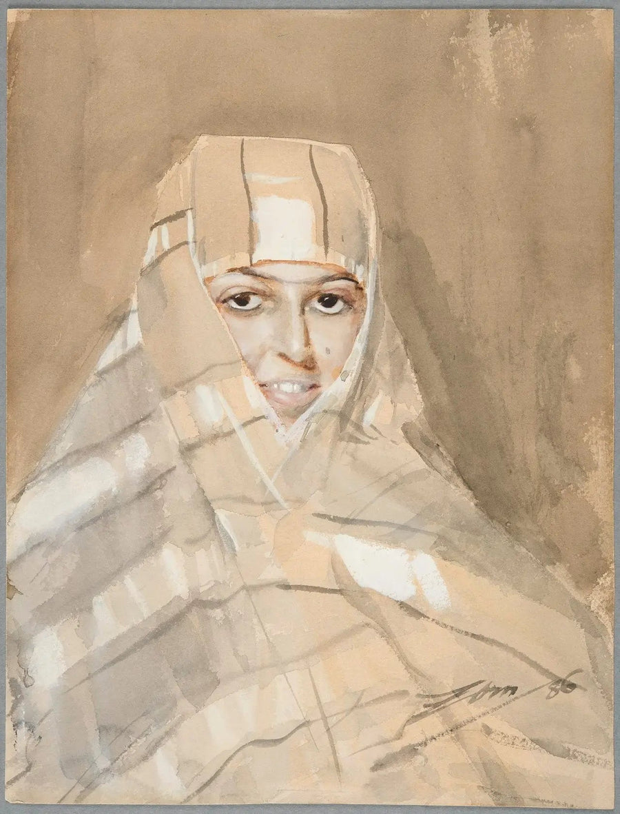 ベドウィンの少女 - アンダース・ゾーン

Source:
Fille bédouine - Anders Zorn