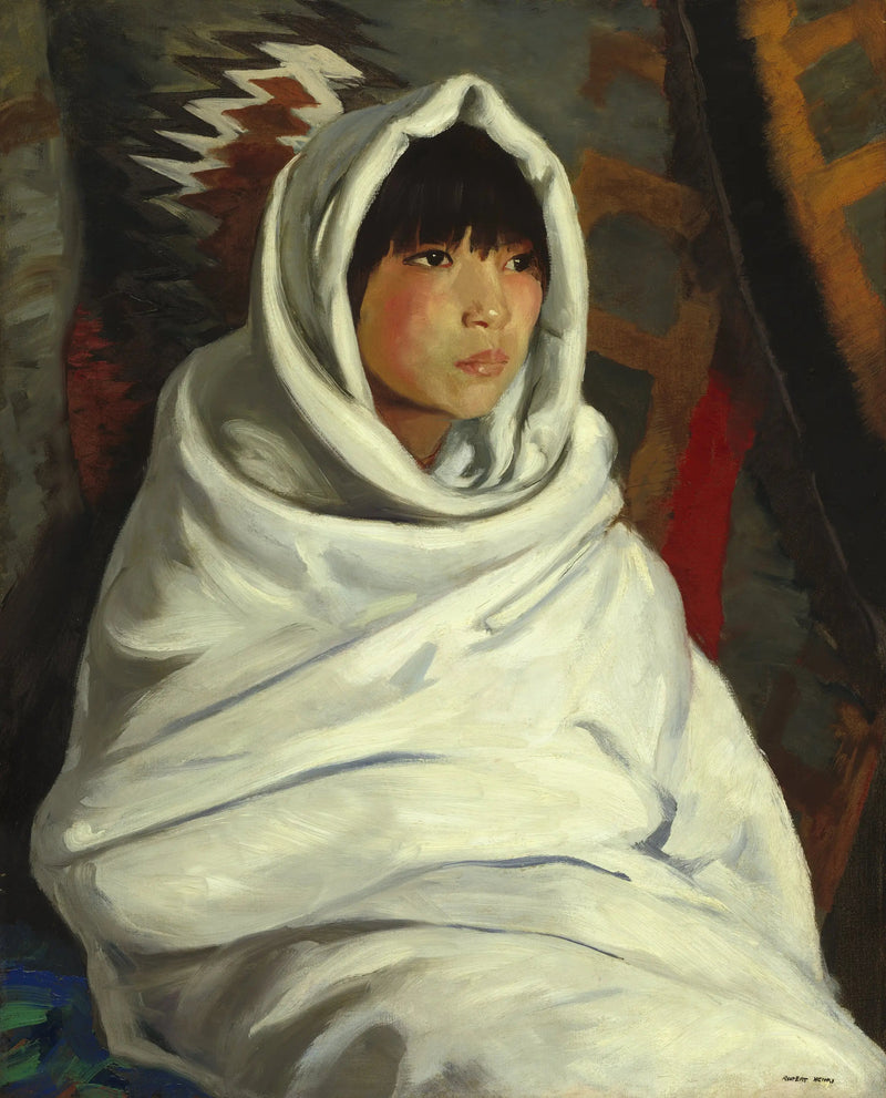 白い毛布に包まれたインドの少女 - ロバート・ヘンリー

Source:
Fille indienne dans une couverture blanche - Robert Henri