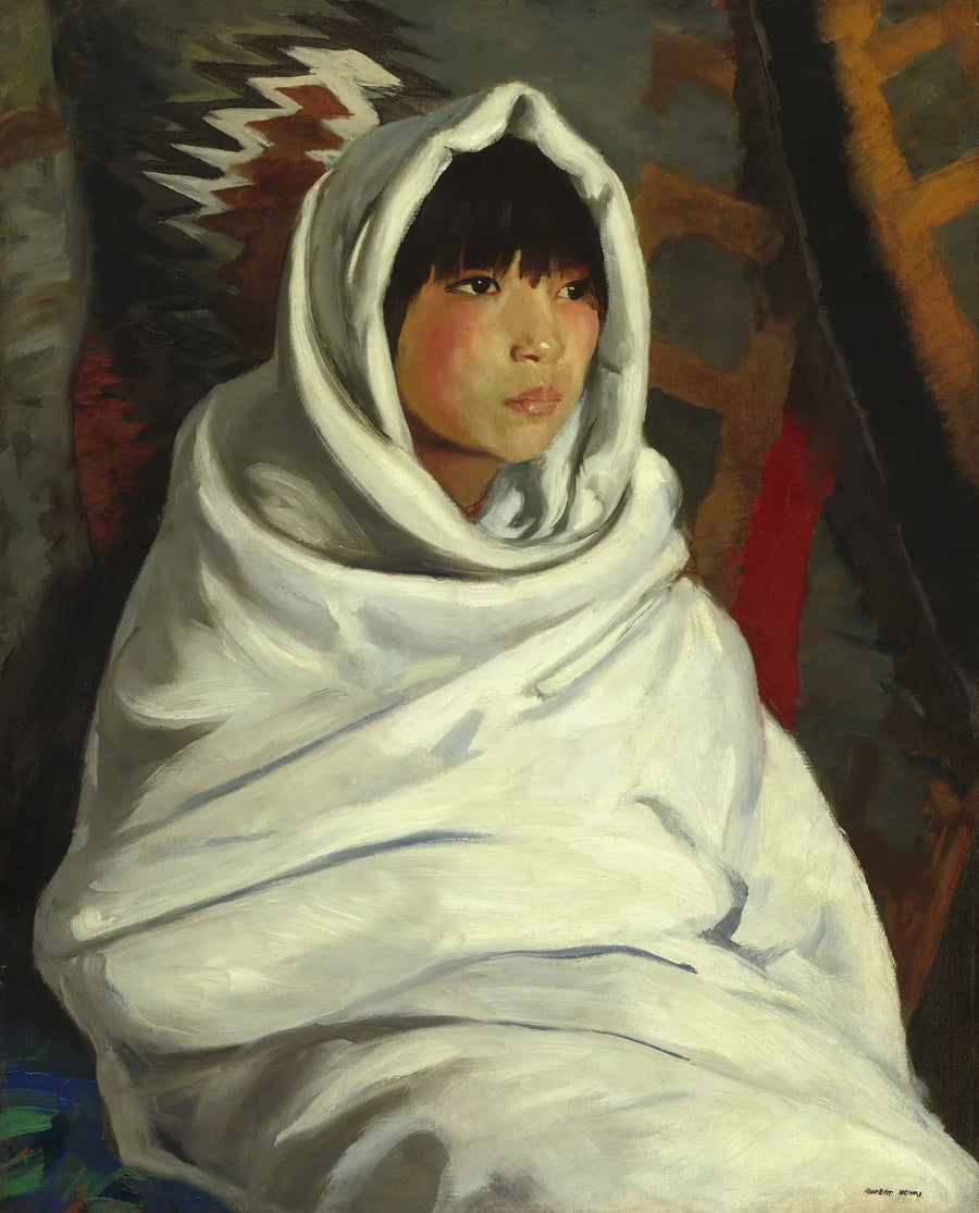 白い毛布に包まれたインドの少女 - ロバート・ヘンリー

Source:
Fille indienne dans une couverture blanche - Robert Henri