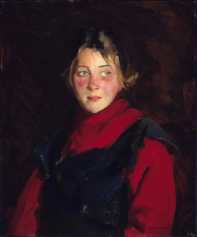 アイルランドの少女（メアリー・オドネル） - ロバート・ヘンリー

Source:
Fille irlandaise (Mary O'Donnel) - Robert Henri