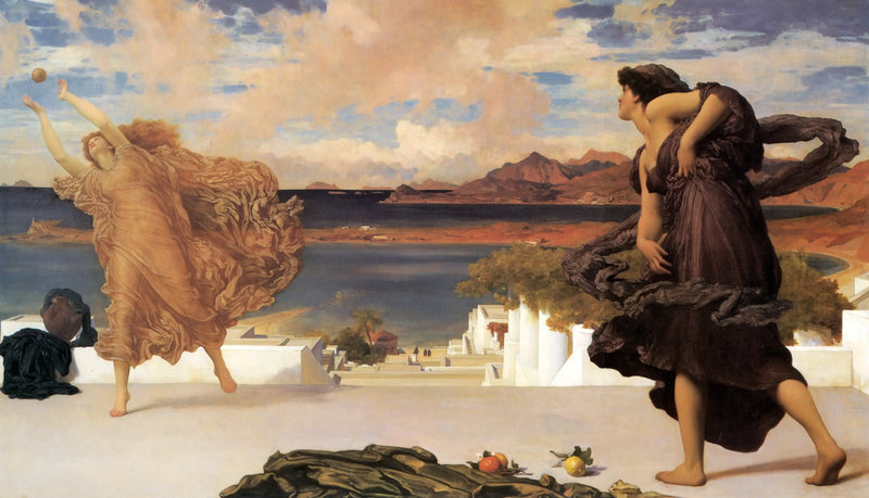 ギリシャの少女たちがボール遊びをしている - フレデリック・レイトン

Source:
Filles grecques jouant au ballon - Frederic Leighton