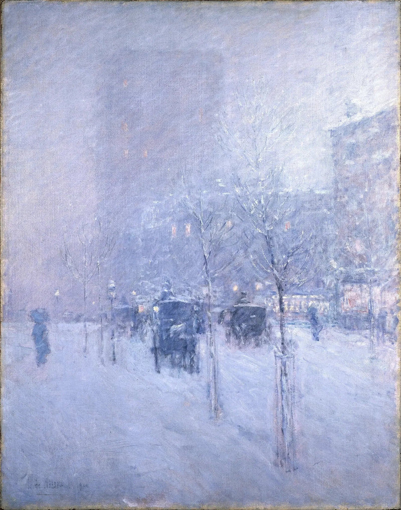 ニューヨーク、冬の夕方 - チャイルド・ハッサム

Source:
Fin d'après-midi, New York, hiver - Childe Hassam