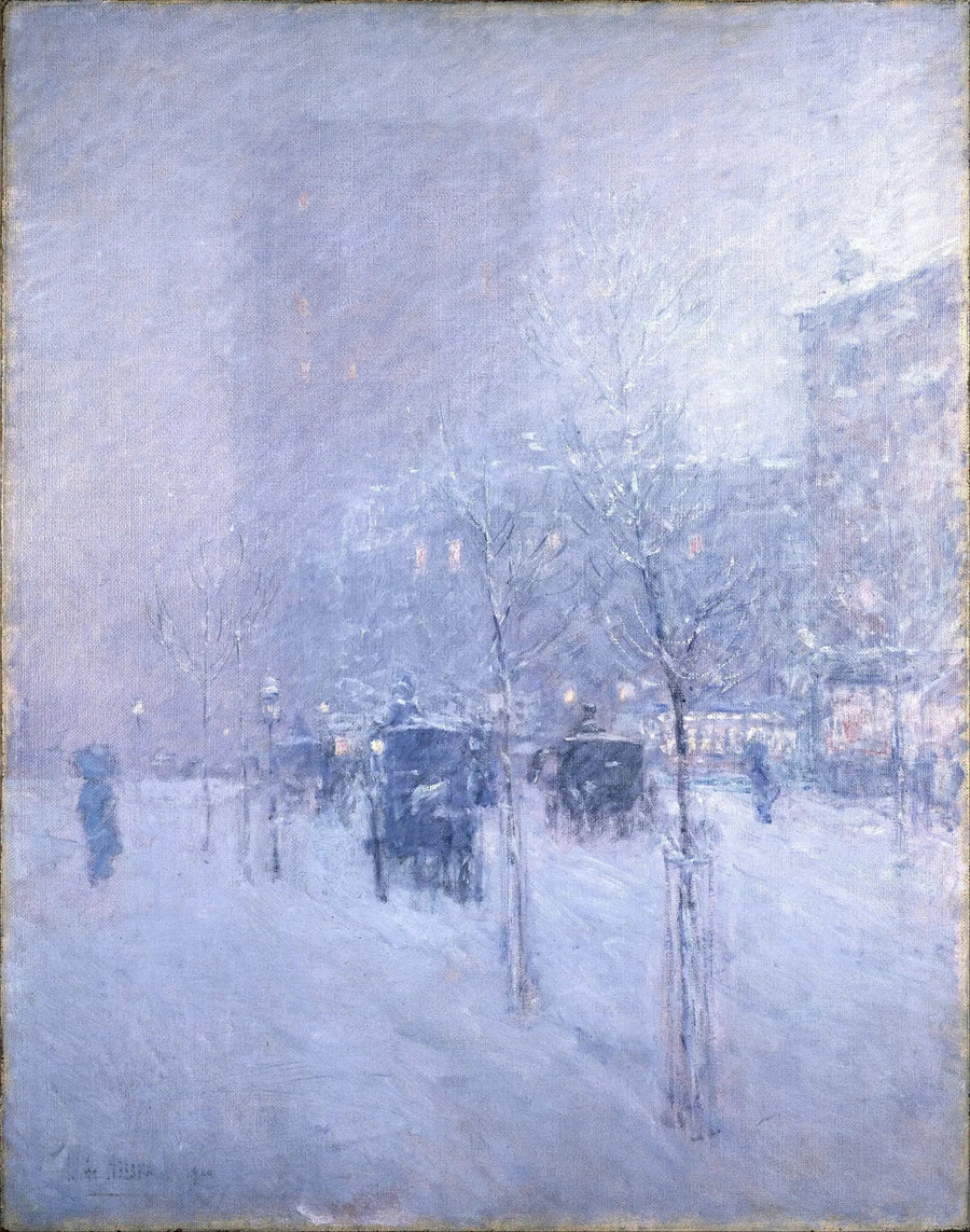 ニューヨーク、冬の夕方 - チャイルド・ハッサム

Source:
Fin d'après-midi, New York, hiver - Childe Hassam