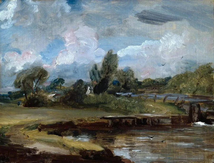 フラットフォードロック、川辺の小道 - ジョン・コンスタブル

Source:
Flatford Lock, un chemin au bord d'une rivière - John Constable