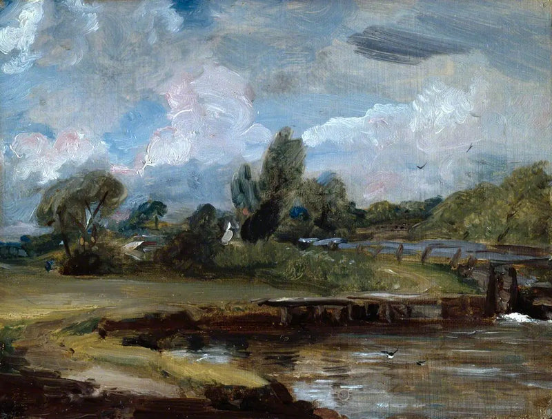 フラットフォードロック、川辺の小道 - ジョン・コンスタブル

Source:
Flatford Lock, un chemin au bord d'une rivière - John Constable