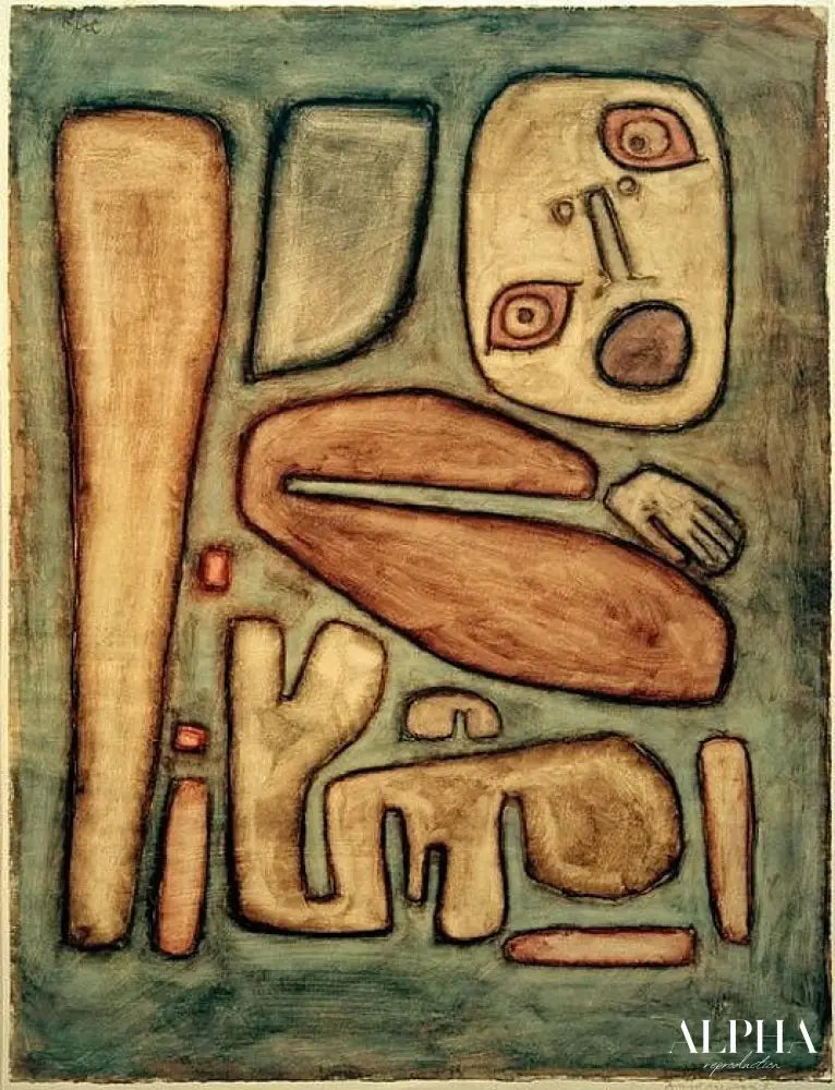 Flèche de la peur III- Paul Klee - Reproductions de tableaux et peintures haut de gamme