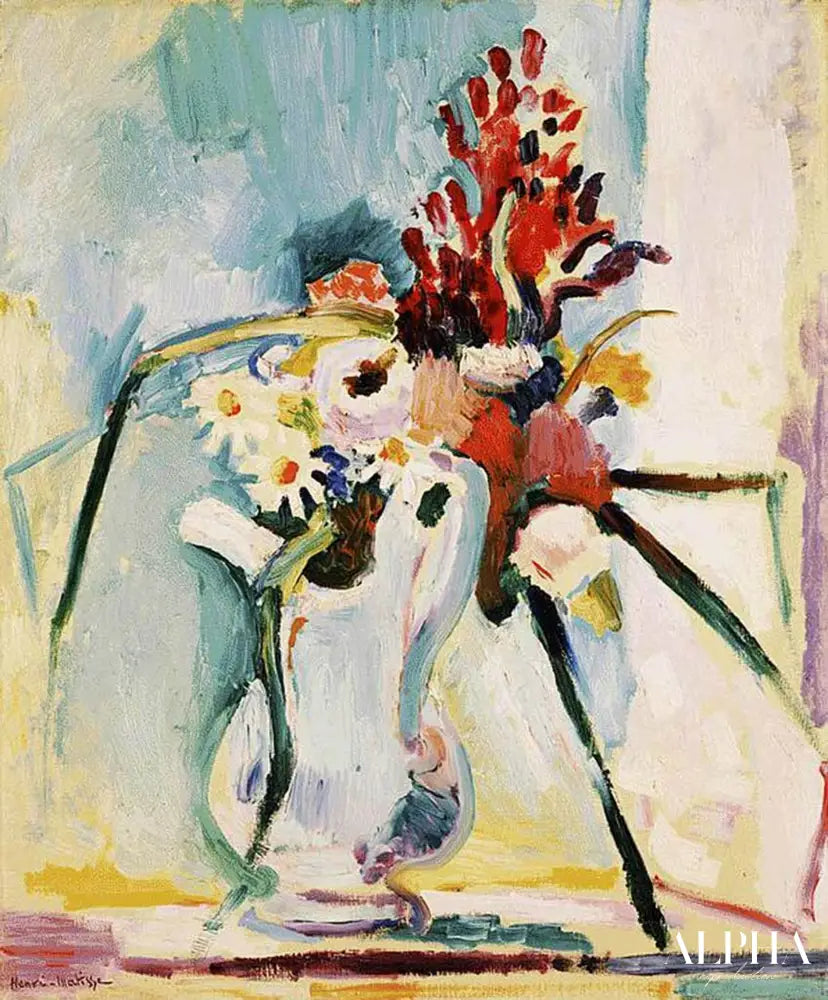 Fleurs dans une cruche - Matisse - Reproductions de tableaux et peintures haut de gamme