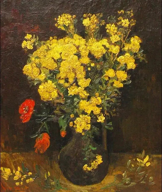 ケシの花 - ヴィンセント・ヴァン・ゴッホ
