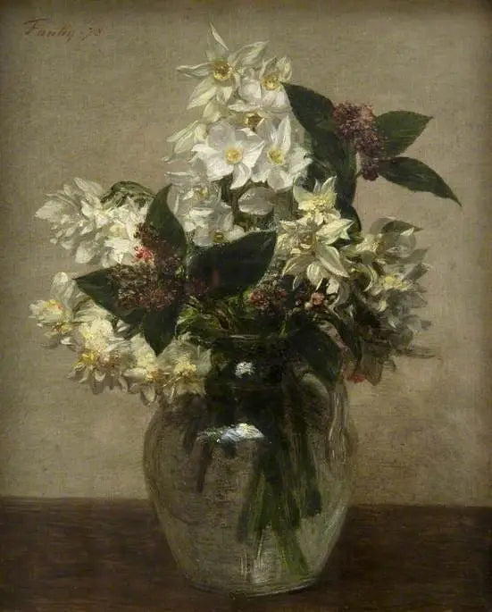 春の花 - アンリ・ファンタン＝ラトゥール

Source:
Fleurs de printemps - Henri Fantin-Latour