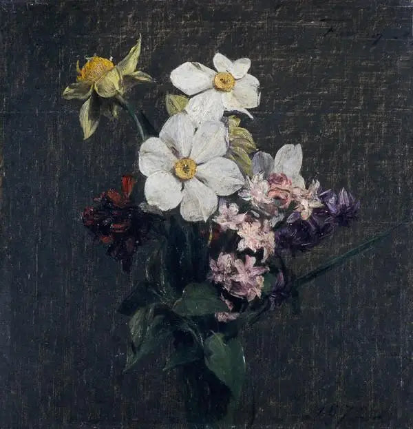 春の花 - アンリ・ファンタン＝ラトゥール

Source:
Fleurs de printemps - Henri Fantin-Latour