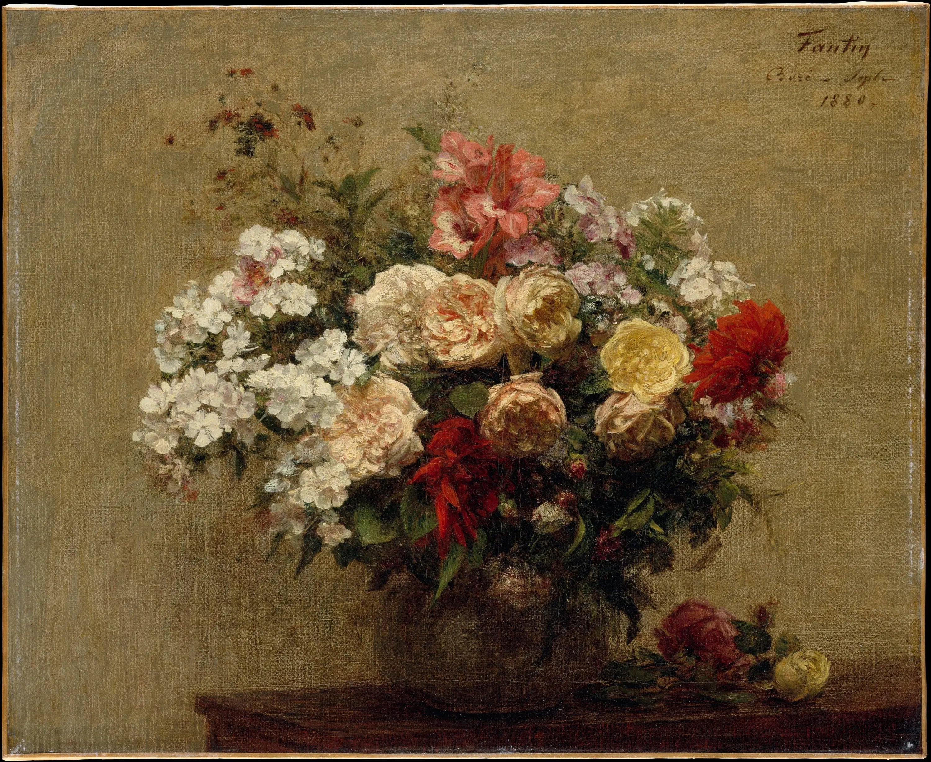 Fleurs d’été - Henri Fantin-Latour - Alpha Reproduction