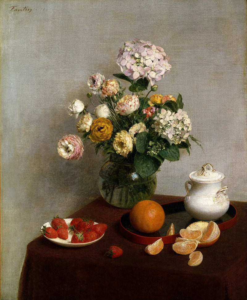花と果物 - アンリ・ファンタン＝ラトゥール

Source:
Fleurs et fruits - Henri Fantin-Latour