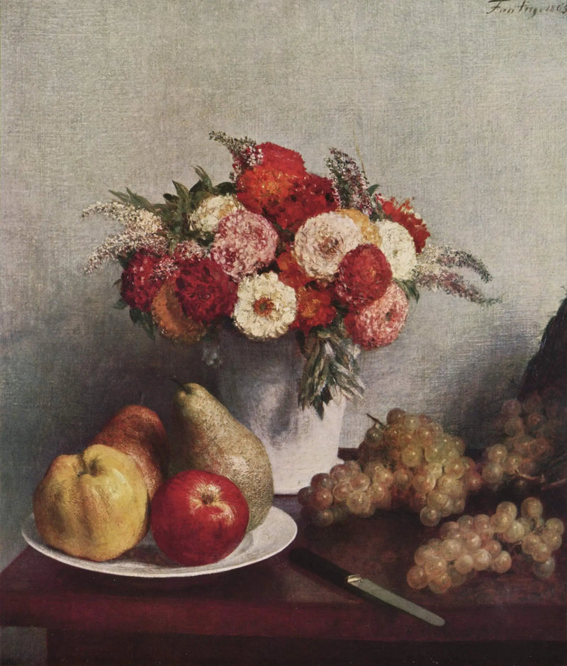 花と果物 - アンリ・ファンタン＝ラトゥール

Source:
Fleurs et fruits - Henri Fantin-Latour