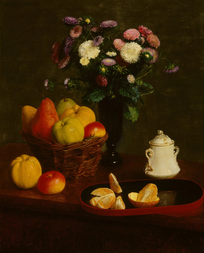花と果物 - アンリ・ファンタン＝ラトゥール

Source:
Fleurs et Fruits - Henri Fantin-Latour