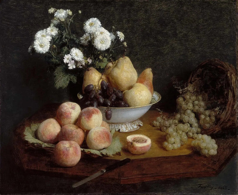 テーブルの上の花と果物 - アンリ・ファンタン＝ラトゥール

Source:
Fleurs et fruits sur une table - Henri Fantin-Latour