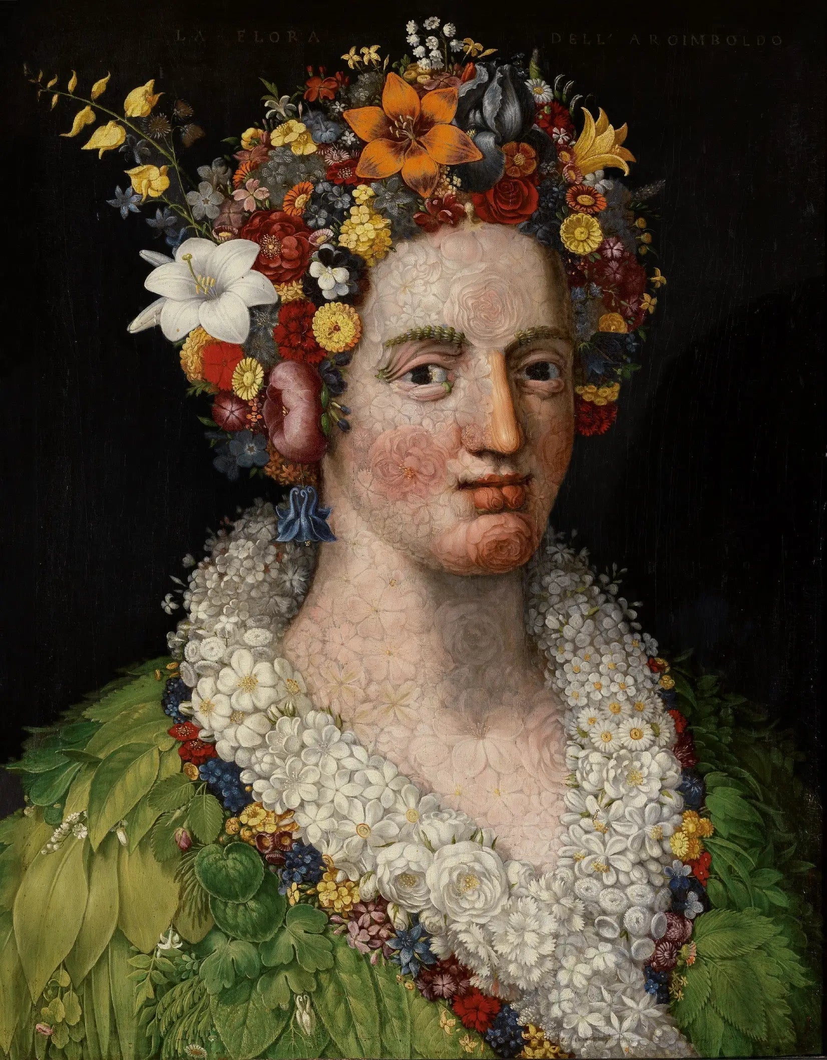 Flora - Giuseppe Arcimboldo image 1 reproduction artisanale de tableau
