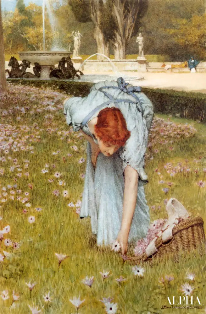 Flora - Lawrence Alma-Tadema Reproductions de tableaux à la peinture à l’huile